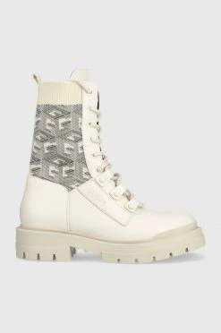 Γυναικεία Μποτάκια εργασίας Guess Odalis μπεζ