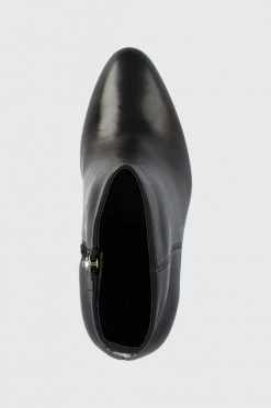 Γυναικεία Μποτάκια Δερμάτινες μπότες Guess Reddi χρώμα: μαύρο -Guess Κατάστημα unnamed file 586