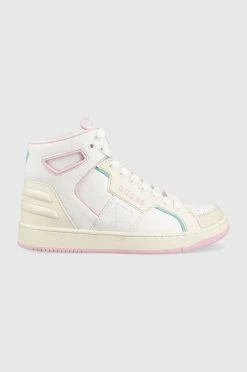 Γυναικεία Sneakers Αθλητικά Guess Basqet άσπρο
