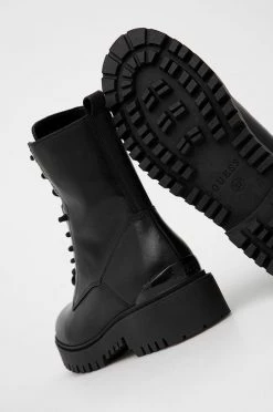 Γυναικεία Μποτάκια Δερμάτινα Workers Guess Olone μαύρο -Guess Κατάστημα unnamed file 750