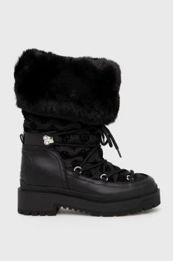 Γυναικεία Μπότες χιονιού Guess χρώμα: μαύρο