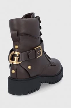 Γυναικεία Μποτάκια εργασίας Guess χρώμα: καφέ -Guess Κατάστημα unnamed file 812