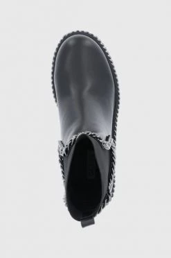 Γυναικεία Μποτάκια Μπότες Τσέλσι Guess χρώμα: μαύρο -Guess Κατάστημα unnamed file 833