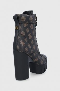 Γυναικεία Μποτάκια Guess χρώμα: καφέ -Guess Κατάστημα unnamed file 852