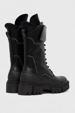 Γυναικεία Μποτάκια εργασίας Guess χρώμα: μαύρο -Guess Κατάστημα unnamed file 892