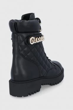 Γυναικεία Μποτάκια εργασίας Guess χρώμα: μαύρο -Guess Κατάστημα unnamed file 907