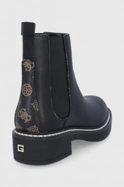 Γυναικεία Μποτάκια Μπότες Τσέλσι Guess χρώμα: μαύρο -Guess Κατάστημα unnamed file 917