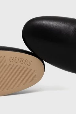Γυναικεία Μπότες Δερμάτινες μπότες Guess Sacha χρώμα: μαύρο -Guess Κατάστημα unnamed file 977